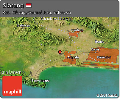 Satellite 3D Map of Slarang