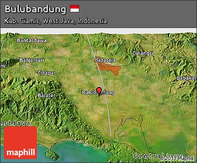 Satellite 3D Map of Bulubandung