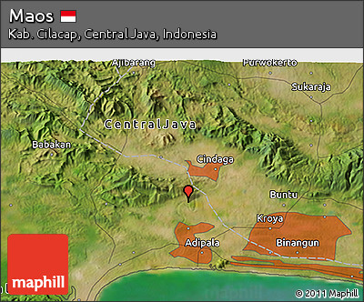 Satellite 3D Map of Maos