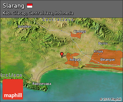 Satellite 3D Map of Slarang