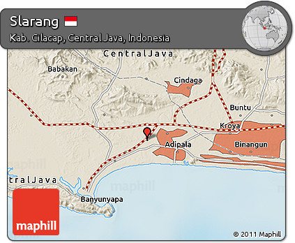 Shaded Relief 3D Map of Slarang