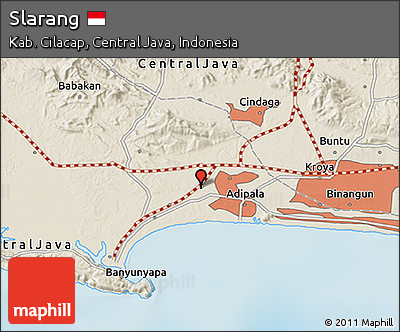 Shaded Relief 3D Map of Slarang