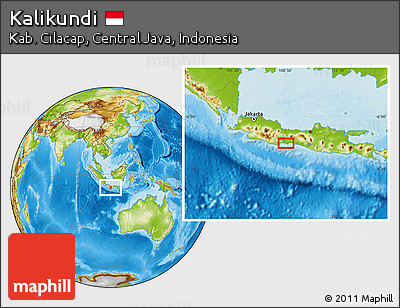 Physical Location Map of Kalikundi