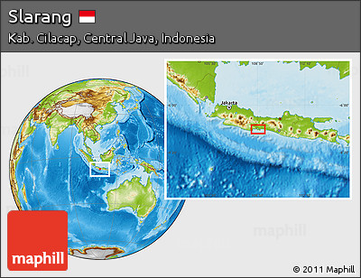 Physical Location Map of Slarang