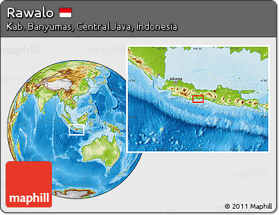 Physical Location Map of Rawalo