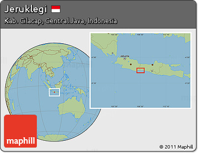 Savanna Style Location Map of Jeruklegi
