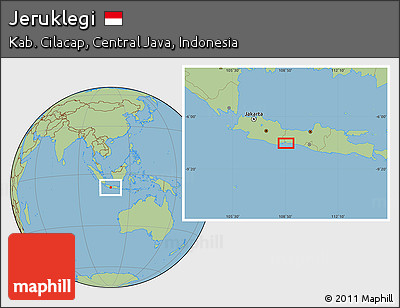 Savanna Style Location Map of Jeruklegi