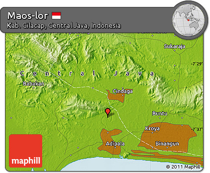 Physical Map of Maos-lor