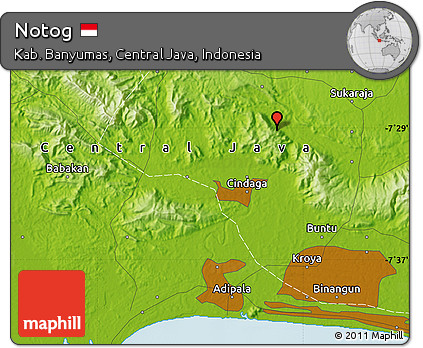 Physical Map of Notog