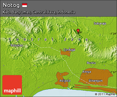 Physical Map of Notog