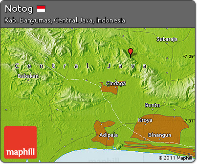 Physical Map of Notog