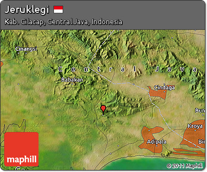 Satellite Map of Jeruklegi