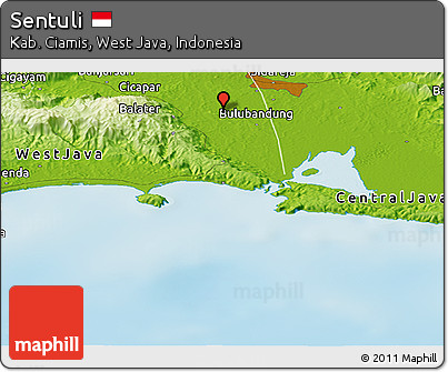 Physical Panoramic Map of Sentuli