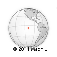 Outline Map of the Area around 7° 41' 23" S, 108° 43' 29" W, rectangular outline