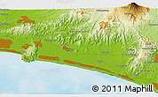 Physical 3D Map of Sempor