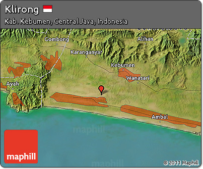 Satellite 3D Map of Klirong