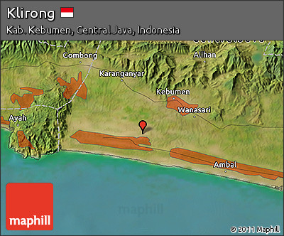 Satellite 3D Map of Klirong