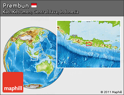 Physical Location Map of Prembun