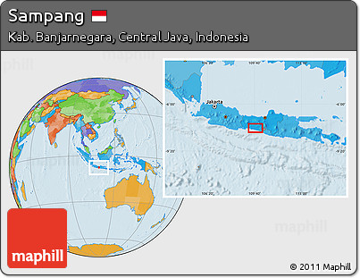 Political Location Map of Sampang