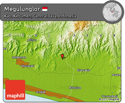 Physical Map of Megulunglor