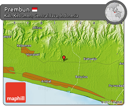 Physical Map of Prembun