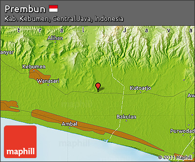 Physical Map of Prembun