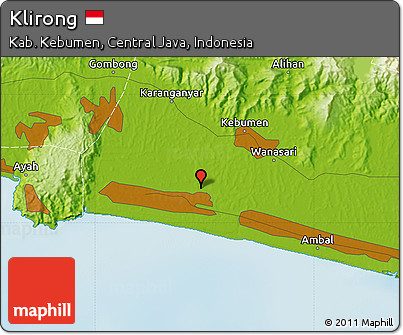 Physical Map of Klirong