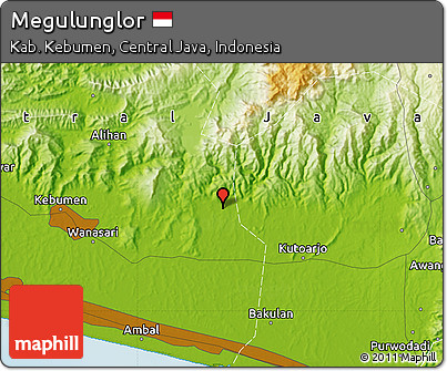Physical Map of Megulunglor