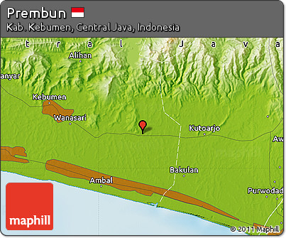 Physical Map of Prembun