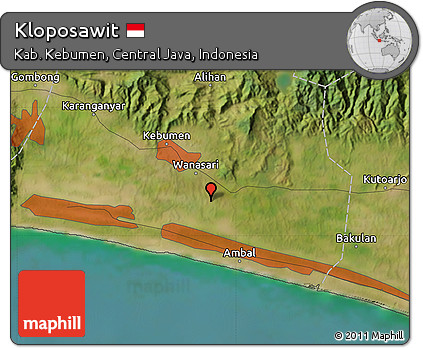 Satellite Map of Kloposawit