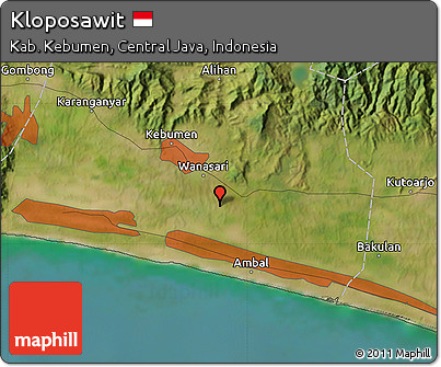 Satellite Map of Kloposawit