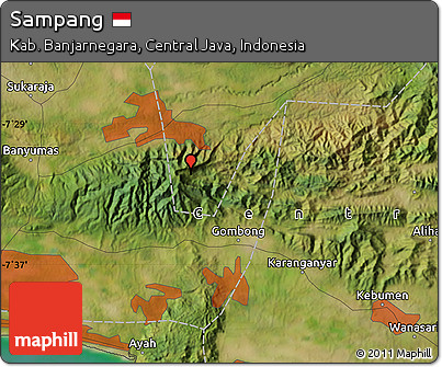 Satellite Map of Sampang