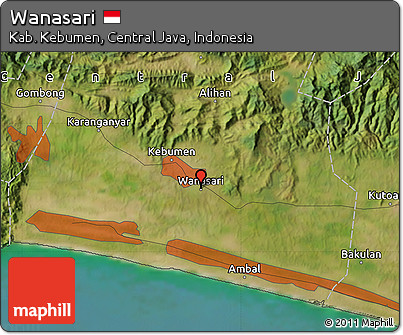 Satellite Map of Wanasari