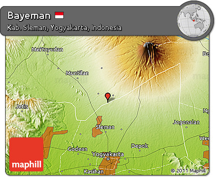 Physical 3D Map of Bayeman