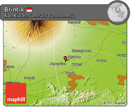 Physical 3D Map of Brintik
