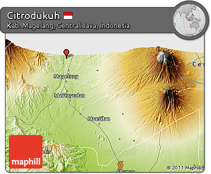 Physical 3D Map of Citrodukuh