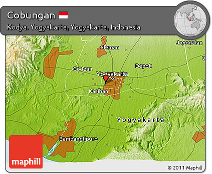 Physical 3D Map of Cobungan