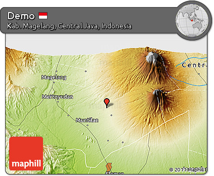 Physical 3D Map of Demo