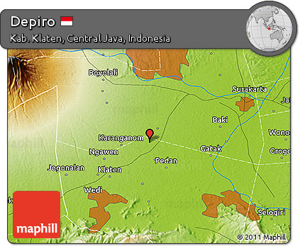 Physical 3D Map of Depiro