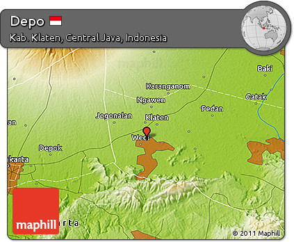Physical 3D Map of Depo