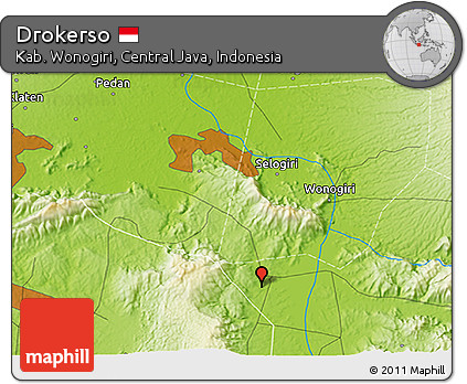 Physical 3D Map of Drokerso