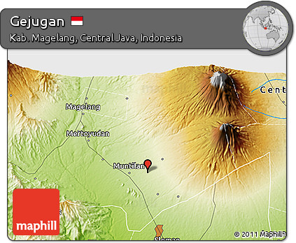 Physical 3D Map of Gejugan