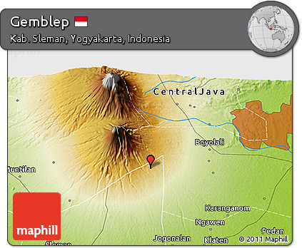 Physical 3D Map of Gemblep