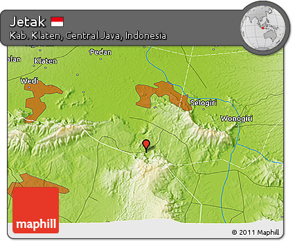 Physical 3D Map of Jetak