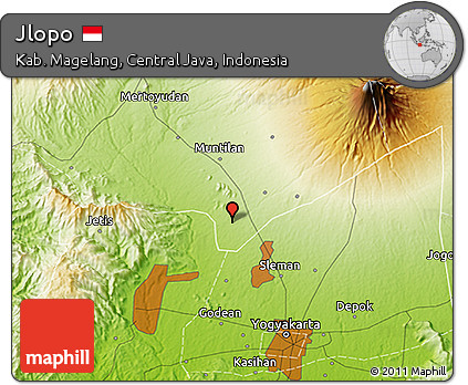 Physical 3D Map of Jlopo