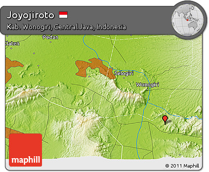 Physical 3D Map of Joyojiroto