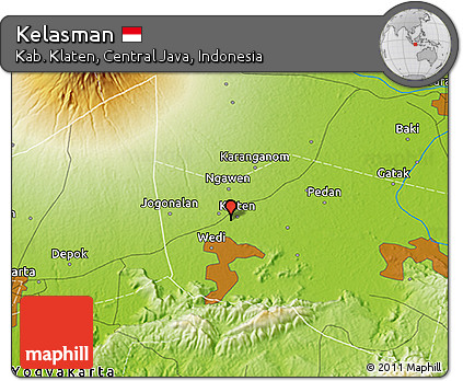Physical 3D Map of Kelasman