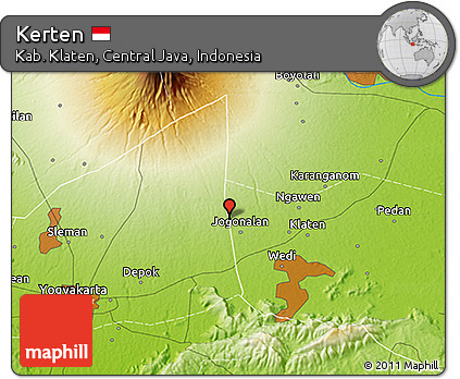 Physical 3D Map of Kerten