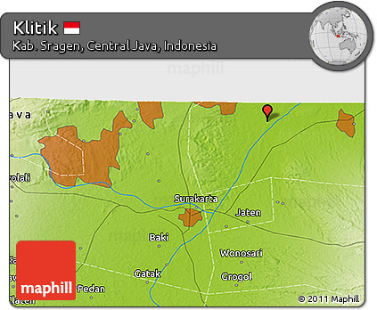 Physical 3D Map of Klitik