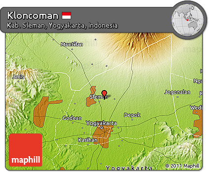 Physical 3D Map of Kloncoman